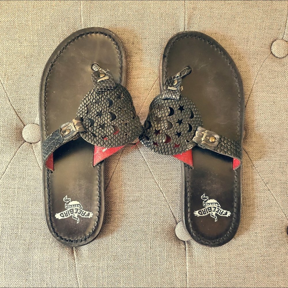 Freebird by Steven Vallarta Black Sandals